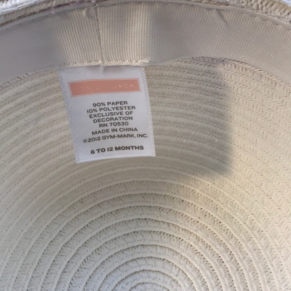 Janie and Jack Straw Sun hat - Picture 3 of 3